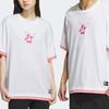 Adidas NEO Strawberry Bear Neo Cartoon Print Sports Short Sleeve T-shirt Unisex Tops White IP4052