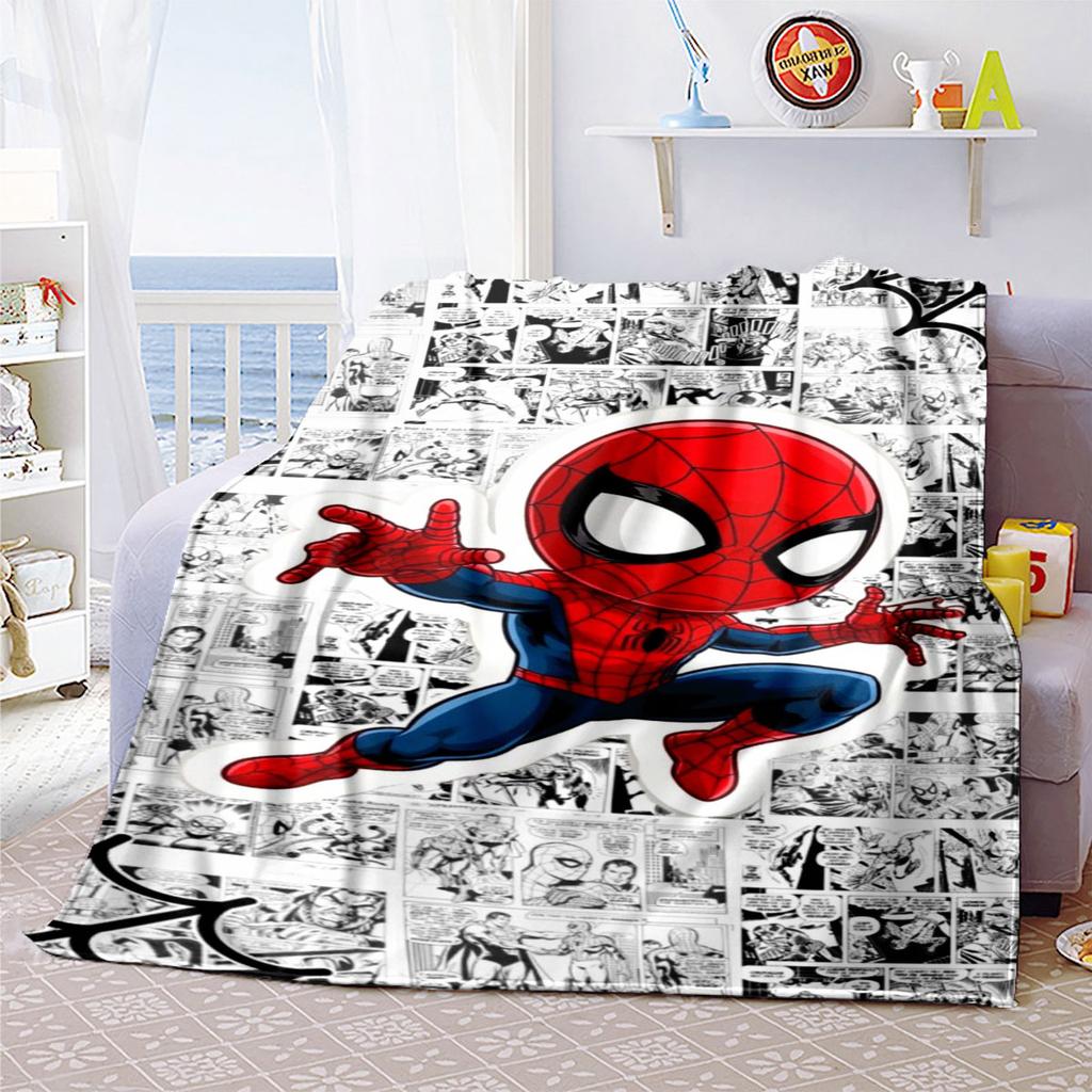 Spider-Man Patterned Comfortable Blanket. Super Soft Fleece, Soft, Comfortable, and Lightweight.Suitable as a Gift