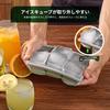 Ice Cube Tray, Ice Storage Container, 5cm Square Ice, 6-Cavity Ice Tray, Household Container, Ice Maker, Ice Making Container, Easy Removal, with Lid,
