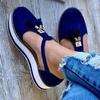 Women's Sandals Summer 2025 Casual Flat Platform Heel Tassel Buckle Strap Female Sandals Platform Vulcanized Shoes for Women New
