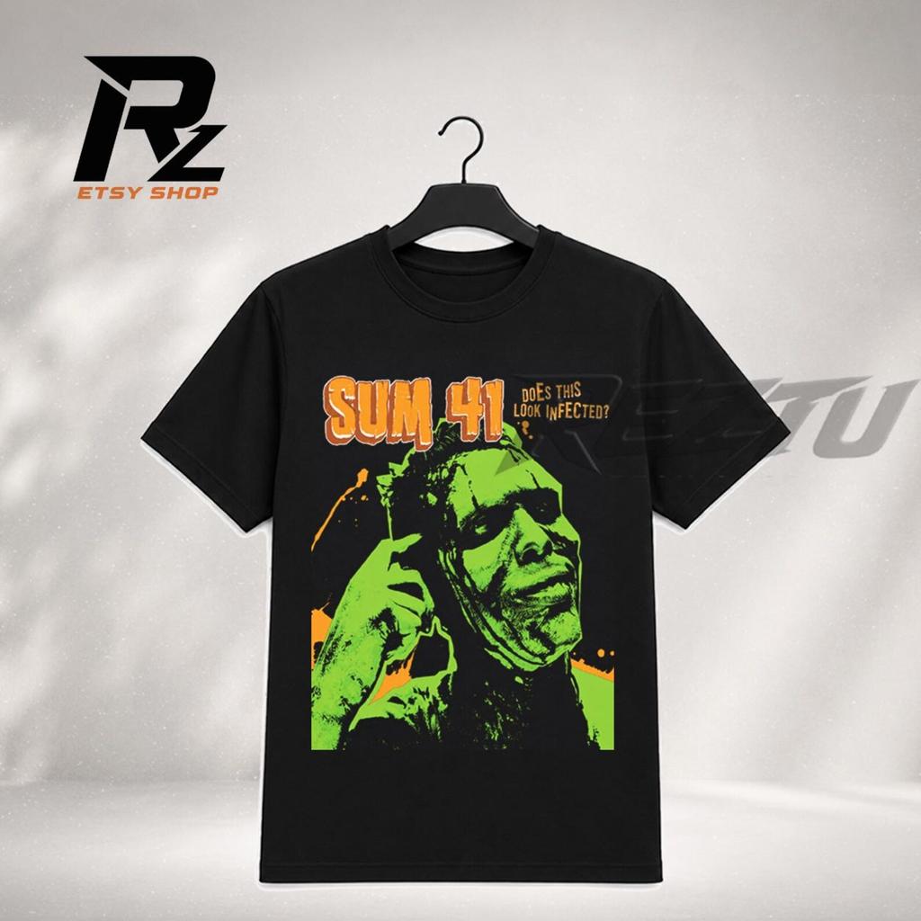 Sum 41 Does This Look Infected T-Shirt – Unisex Punk Rock Band Merch