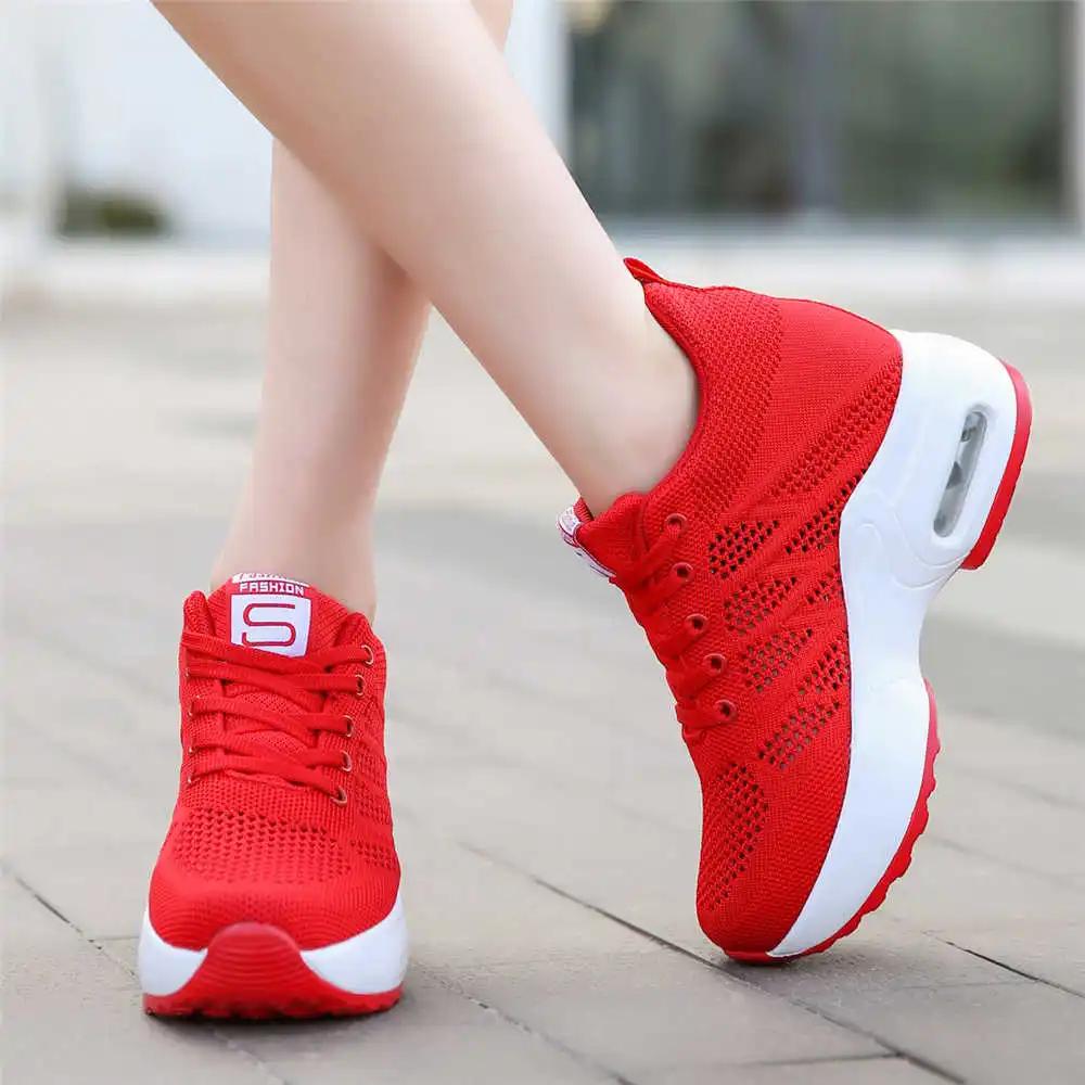Fashion Ventilation Does Not Slip Tennis Skates Training Original Brand Women's Shoes Red Sneakers Women Sports Skor Tines Resell