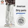 Men's American Style Wide-Leg Casual Pants