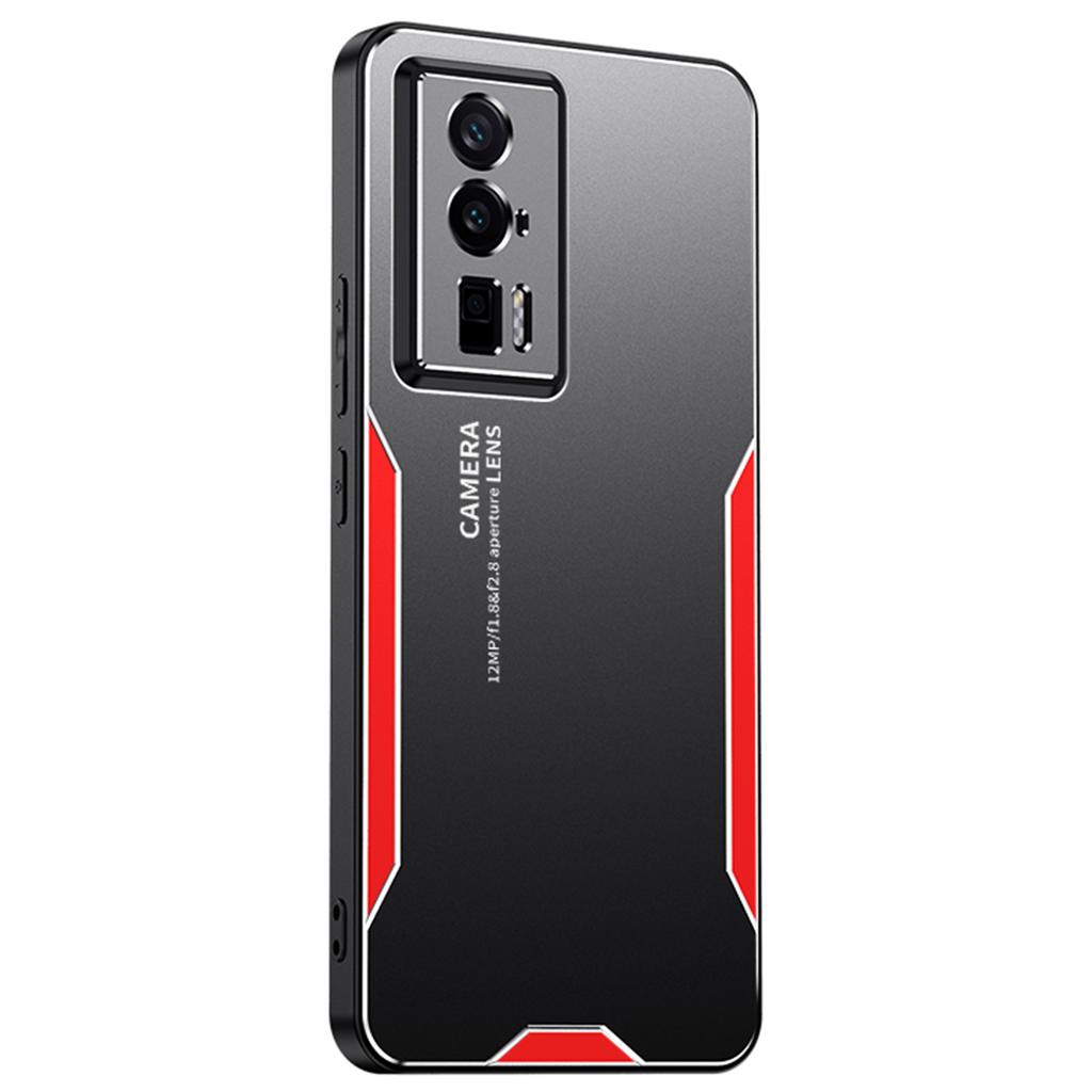 Для Xiaomi Redmi K60 5G Чехол для телефона Металл+ТПУ+ПК Накладка Защита объектива камеры