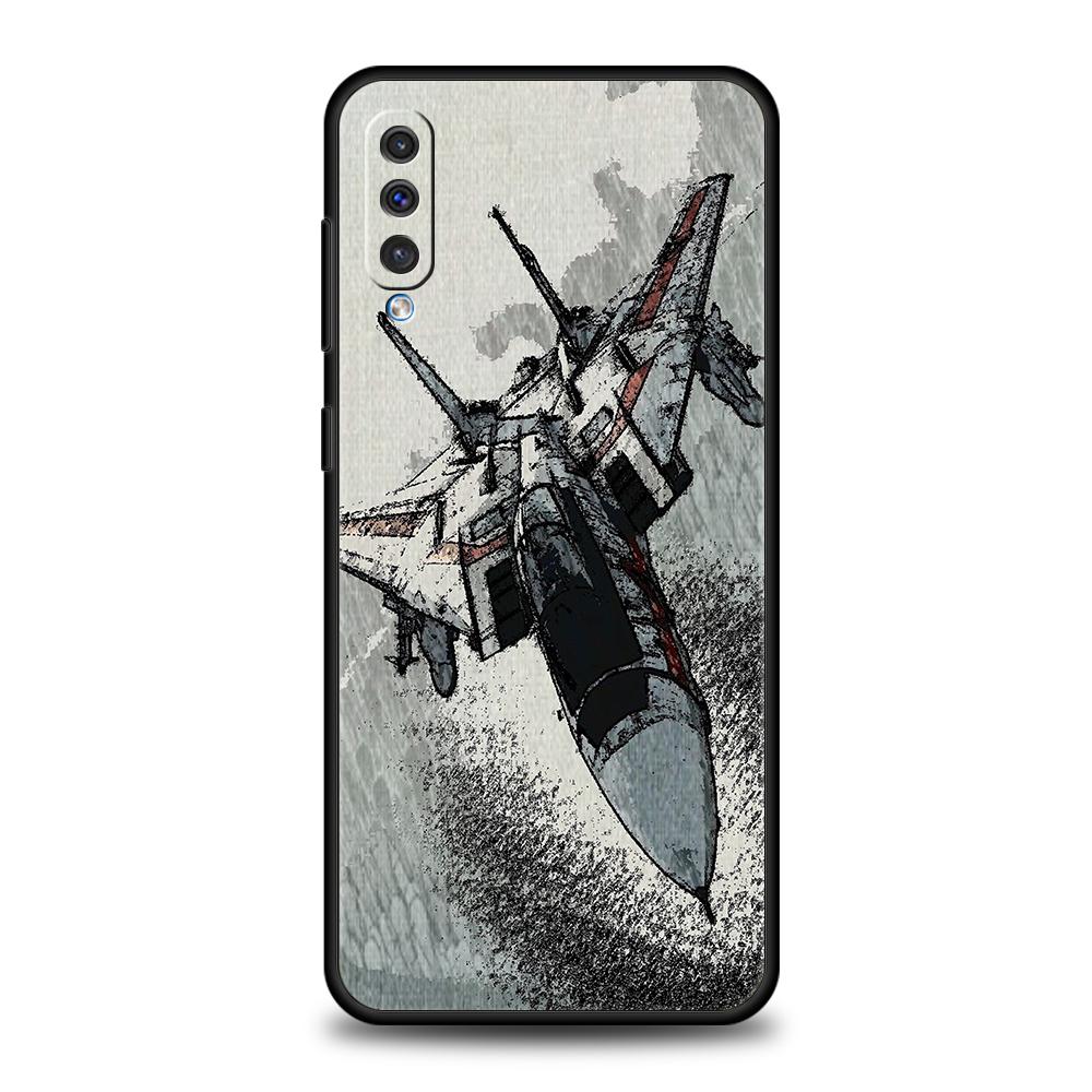 Чехол для телефона Samsung Galaxy A56 A36 A26 A06 A16 A24 A36 A54 A14 A42 A22 A20 A12 A10 5G Мягкий ТПУ Корпус Самолет Fundas Сумка