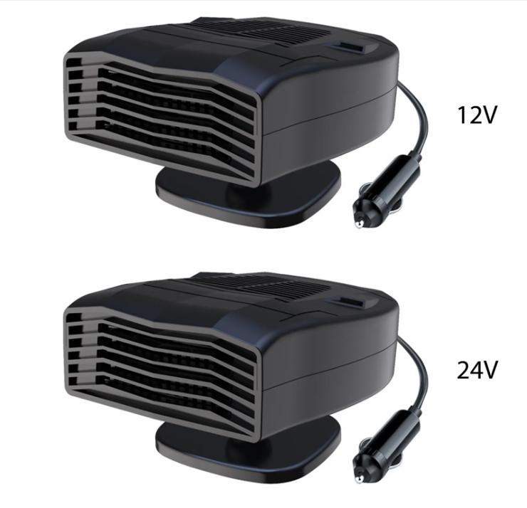 Автомобильный обогреватель xiaomi, холодный и теплый воздух, вращение на 360 градусов, нагрев, размораживание, противозапотевание, вентилятор для автомобильных электроприборов