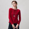 Kemon Boca Women's 2025 Autumn/Winter Round Neck Cashmere Sweater