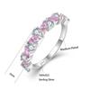 Gemstone Fine Rings Cz Cubic Zirconia 925 Sterling Silver for Women Rings for Women Wedding Jewelry Manufacturer
