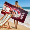 Harry Kane Power Beach Towel, Large Soft Quick Dry Towel for Beach Camping Swimming