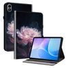 Для Infinix Xpad 20 Кожаный чехол с принтом, подставка, чехол для планшета со слотами для карт