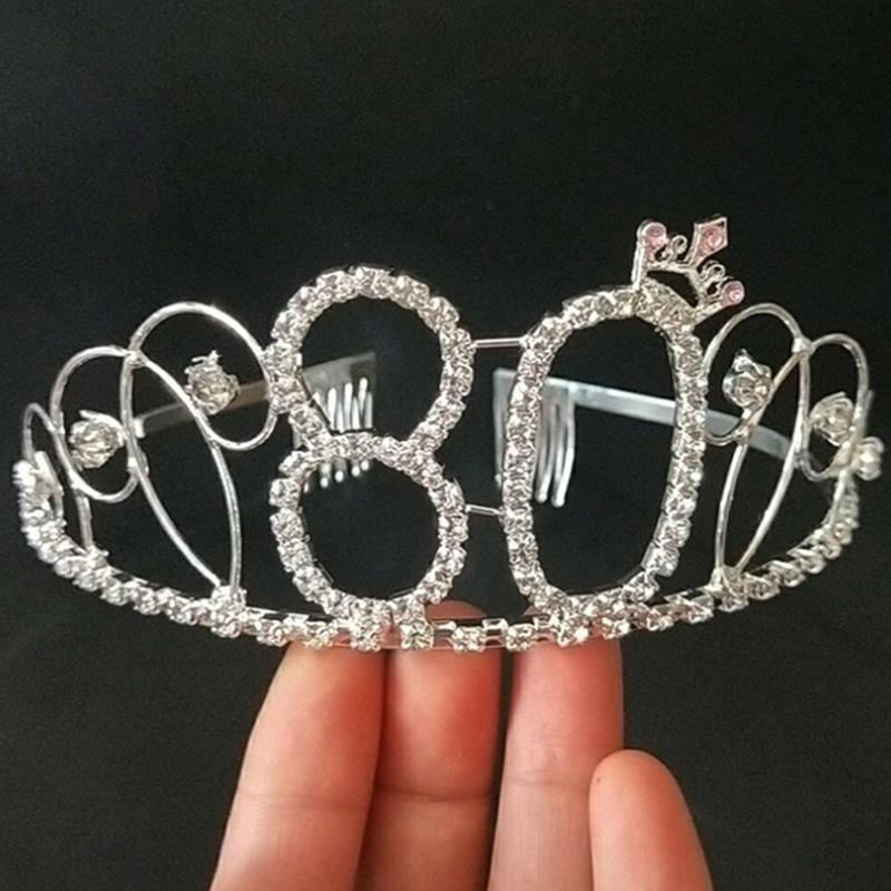 Fashion Headband Headwear Girl Tiara Birthday Crown Party Decoration KTY