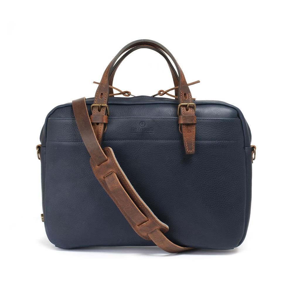 Bleudechauffe Folder Briefcase - Marine Blue