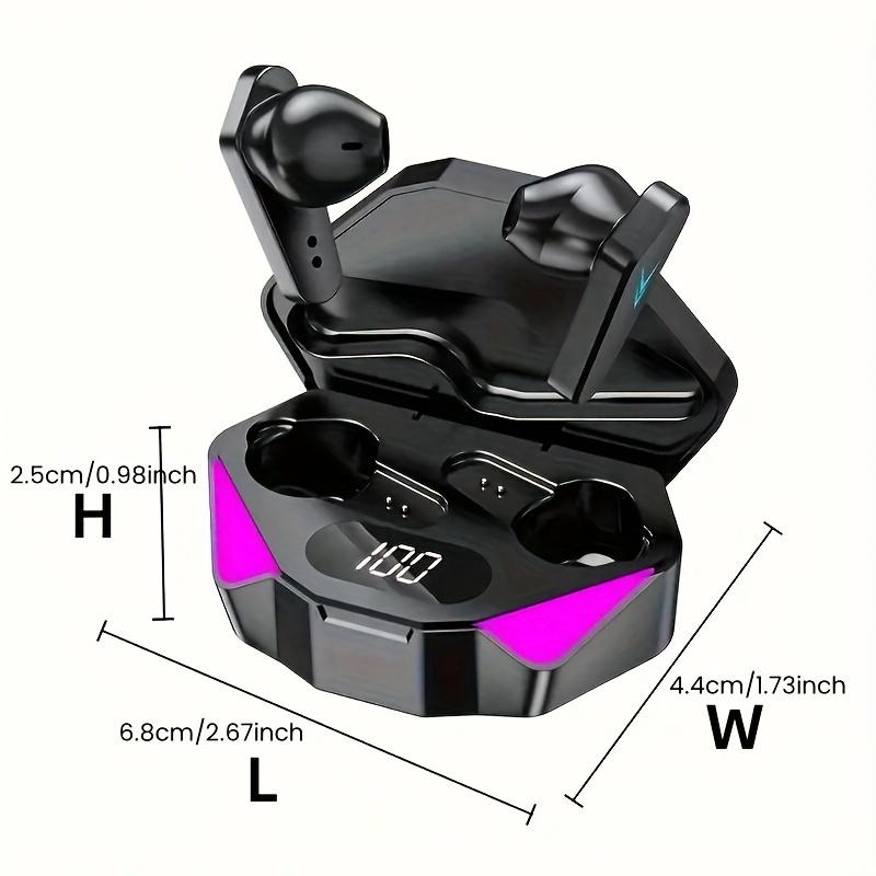 X15 TWS Wireless Bluetooth Headset LED Display Gamer Earbuds with Mic Wireless Headphones Noise Cancelling Bluetooth Earphones