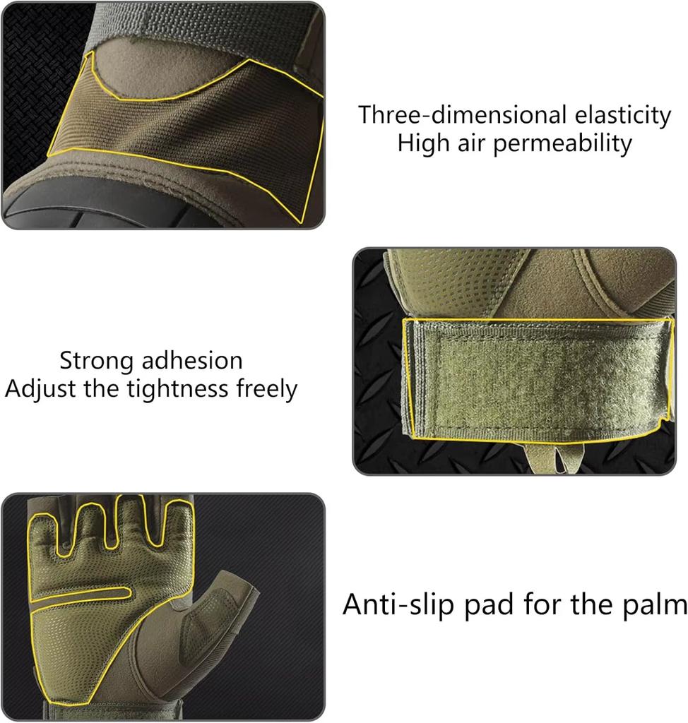 Тактические перчатки для улицы, мотоциклетные перчатки с половиной пальцев, военные мужские женские боевые стрелковые охотничьи фитнес-перчатки для осени
