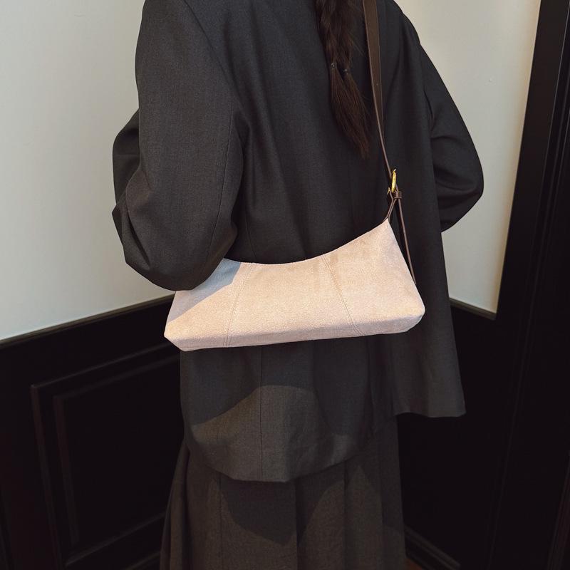 Женская ретро сумка кроссбоди большой вместимости - Новый текстурированный дизайн, Универсальная и повседневная ежедневная сумка под мышкой