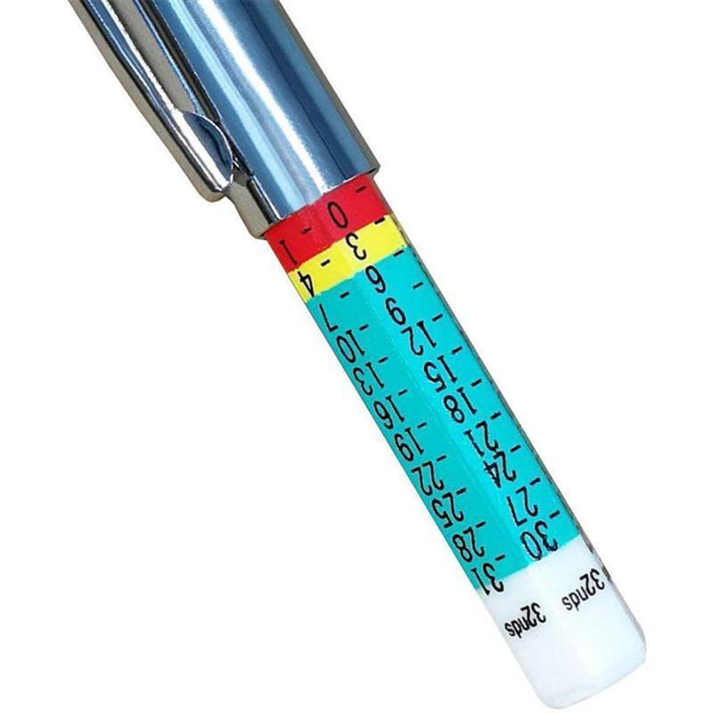 5-20 шт. 25 мм ручка для измерения шин автомобиля универсальный инструмент для измерения глубины рисунка протектора шин автомобильный щуп толщиномер