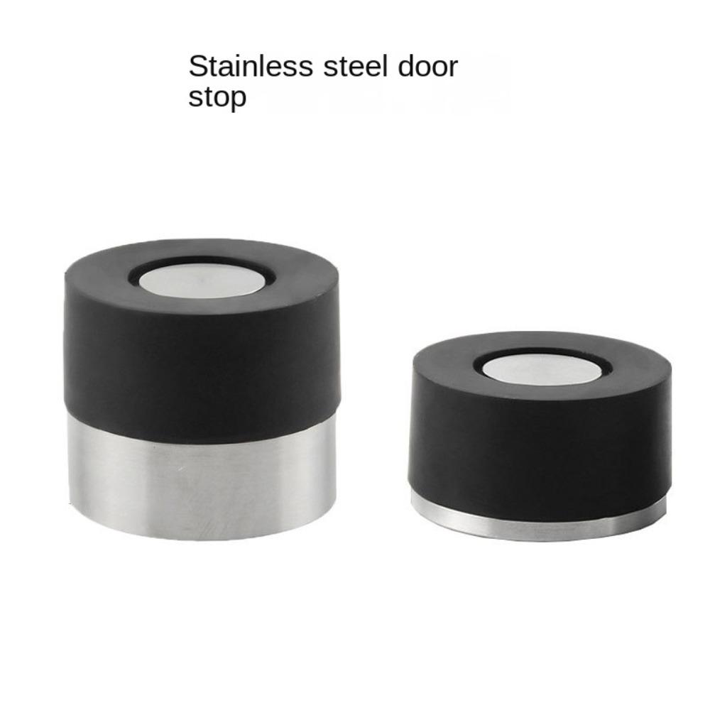 Stainless Steel Door Stopper Punching/No Punching Door Suction New Doorstop Wall Mounted