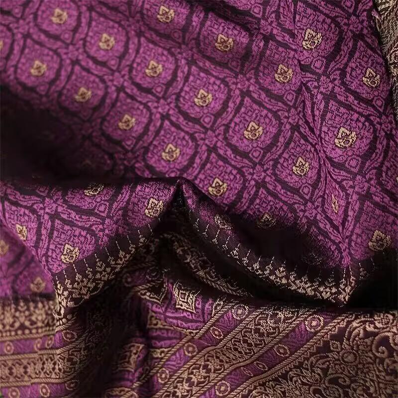50*100 см Ткань Жаккардовый Брокат в Этническом Стиле Ткань для Одежды из Юго-Восточной Азии Для DIY Шитья Юбка Платье Танцевальный Костюм в Стиле Дай Тай