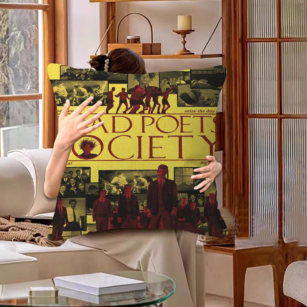 Dead Poets Society Movie Maple Design Cushion Cover Happy Autumn Harvest Decor Holiday Decorati Pillow Cover