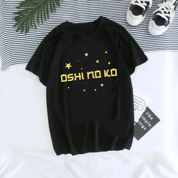 Руби Хосино из Oshi no Ko «OSHI NO KO» Печатная футболка Идол Эстетика Аниме Унисекс Хлопковый топ