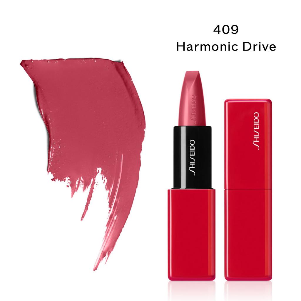 SHISEIDO Помада-стик Techno Satin Gel Lipstick 409 Harmonic Drive Помада-блеск для губ Стик Высокая пигментация Увлажняющая Shiseido 3.3 г / Стойкость,