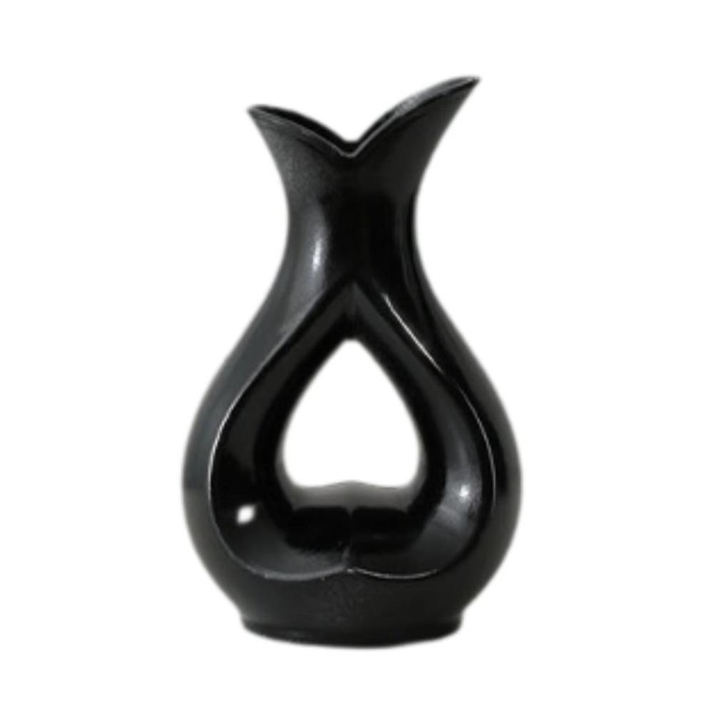 Handmade Decorative Vase Irregular Shape Table Vase Simple Flower Arrangement Ornament Office