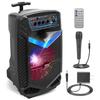 400 Вт Bluetooth Беспроводная Уличная Весы Портативная Акустическая Система Запись Караоке DJ Вечеринка Перезаряжаемая Радио Pyle of PPHP842B Pyle Динамик Перезаряжаемый,
