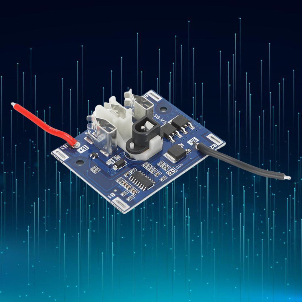 Модуль защитной платы литиевой батареи 21 В для аккумулятора электроинструмента, аксессуары для защитной платы зарядки