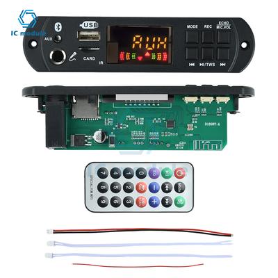 Плата декодирования MP3 BT DC 12V Автомобильный аудио MP3 декодер Декодирующий модуль MP3 / WMA / WAV / APE Декодерная плата без усилителя