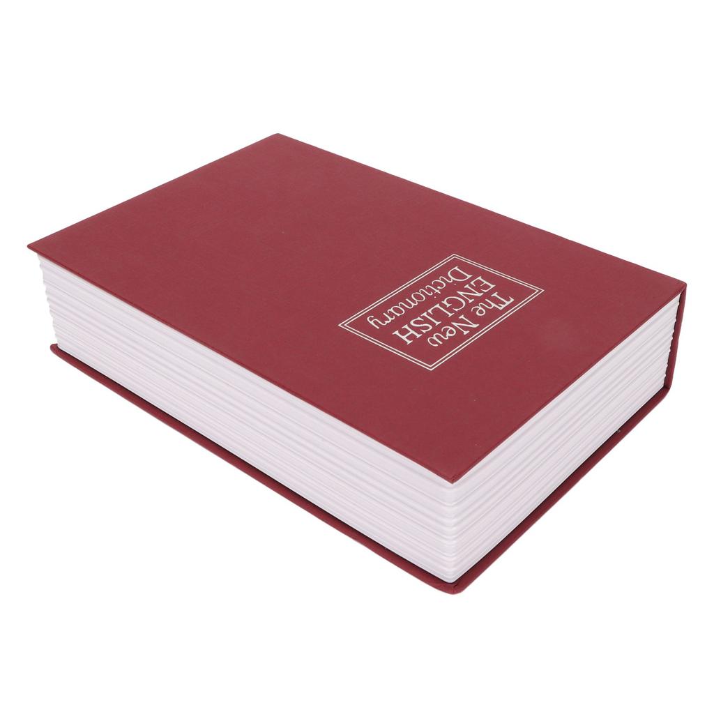 Book Safe Stainless Steel Liner Decorative ABS Material Humanized Design Protective Soft Touch