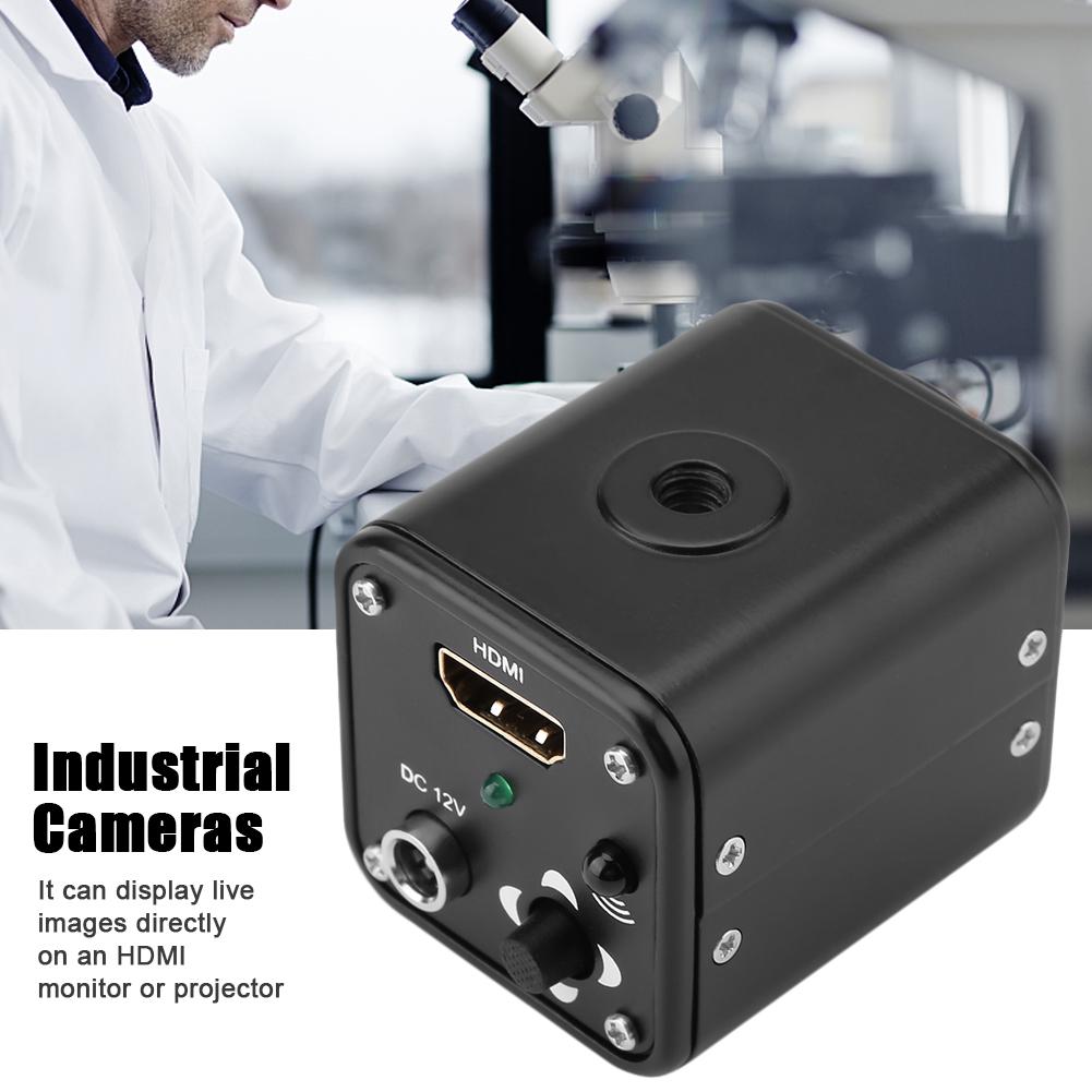 1 3in 60F S 1080P Black HDMI Output Industry Microscope Camera DC5‑12V