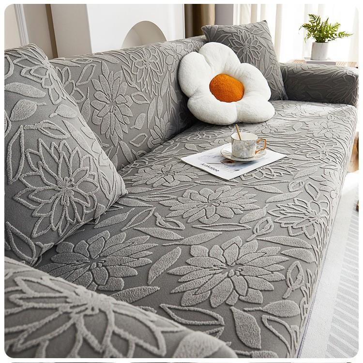New Jacquard Velvet Elastic Sofa Cover All-season Universal Cat Scratch and Dust-proof Sofa Cover