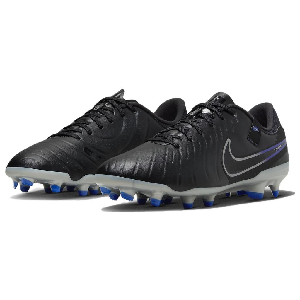 Nike Кроссовки унисекс Tiempo Legend 10 Academy MG Shadow Pack Черные Hyper-Royal Chrome DV4337-040