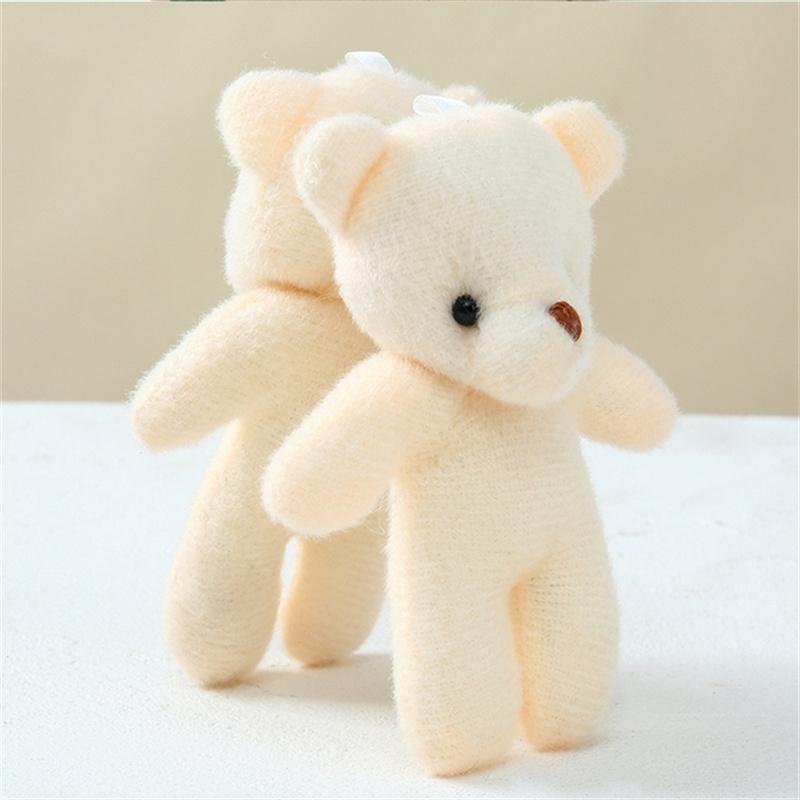 Мини плюшевая игрушка-медведь, подвеска из полипропиленового хлопка, мягкая игрушка-медведь, кукла, праздничный подарок 11 см