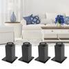 4pcs Aluminum Alloy Adjustable Feet Sofa Bed Foot Legs Support for Cupboard Cabinet Furniture