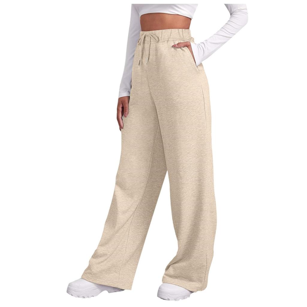 Women's High Waisted Wide Leg Sweatpants Casual Yoga Jogger Pants