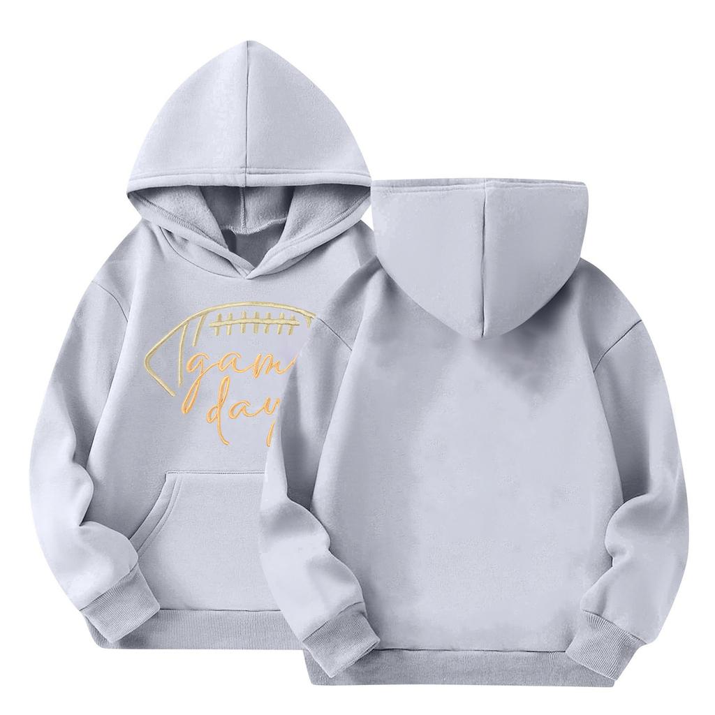 Cute Hoodies For Teen Children Trendy Preppy Hooded Sweatshirts Oversized Long Sleeve Shirts Clothes For Children