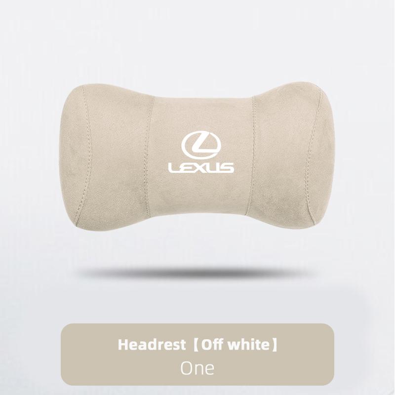 Suede Headrest Car Breathable Memory Foam Neck Pillow For Lexus RX300 IS200 IS250 ES350 Ct200h UX250h NX300h ES300h RX400h NX