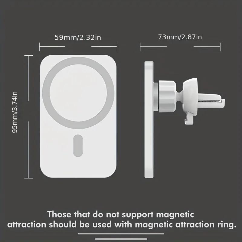 30W Magnetic Wireless Charger Car Charge For MagSafe iPhone 16 15 Pro Max Xiaomi Samsung Xiaomi Air Vent Clip Phone Holder Stand