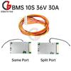 Плата заряда литиевой батареи BMS 10S 36V 30A Плата защиты литиевой батареи 18650 Плата балансировки выравнивания Общий/Раздельный порт