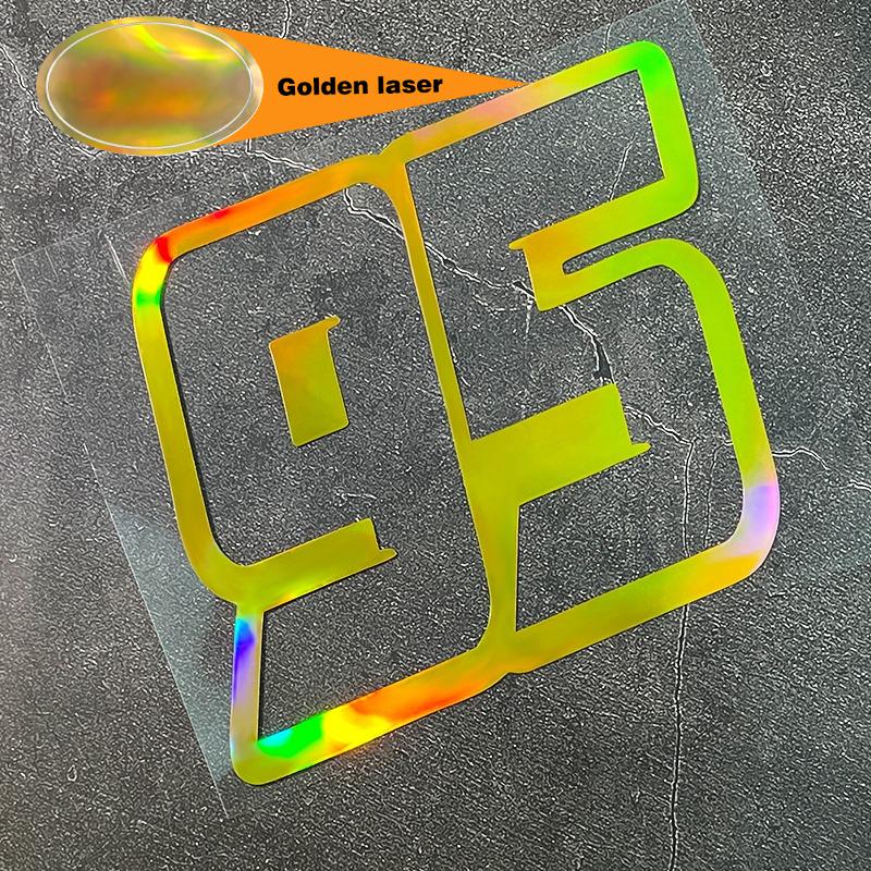 1pc Number 95 Motorcycles Laser Stickers Waterproof for Motorcycle Windshield Fuel Tank Tailbox Car Window Universal Vinyl Decal