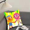 NNoodle PalsS Cartoon Cushion Cover Pillowcase Ultra Soft Skin Friendly Fabric Cloud Like Comfort Concealed Zipper