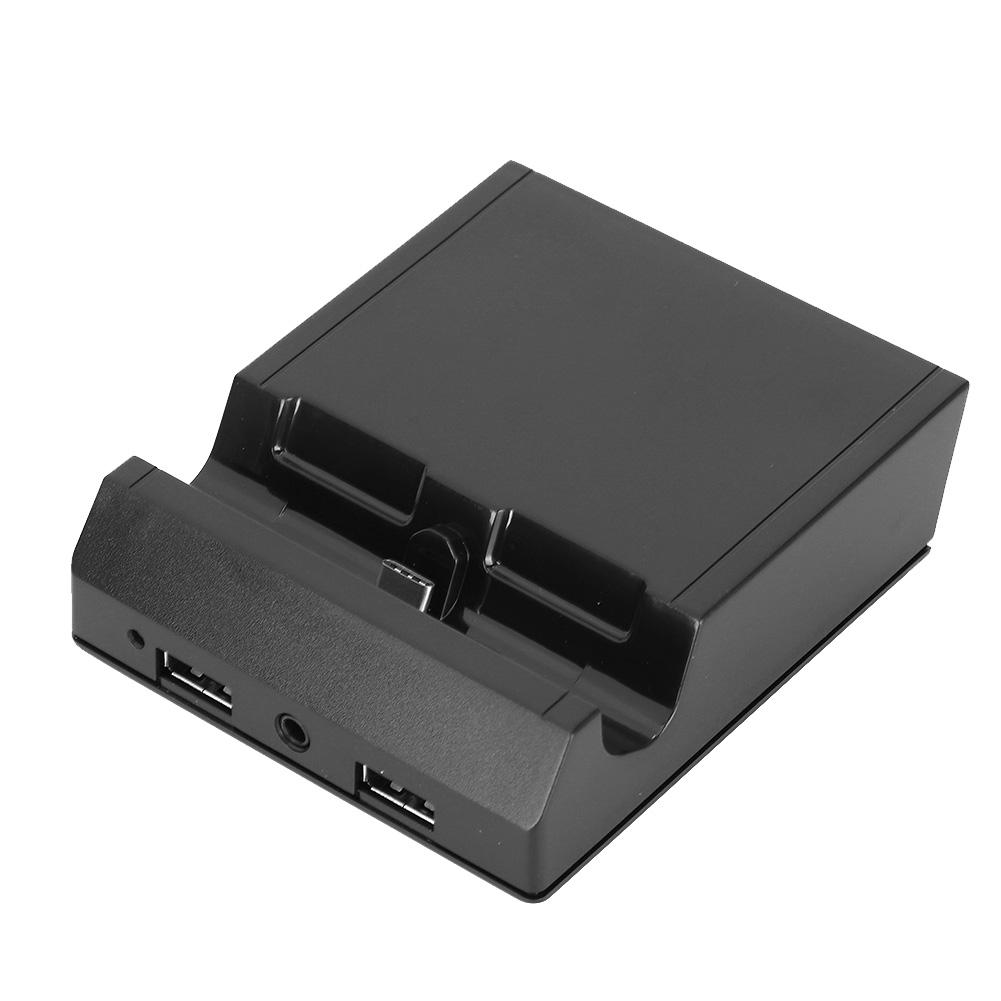 Портативная док-станция для зарядки HDMI Настольное зарядное устройство для Switch Lite с интерфейсом для наушников