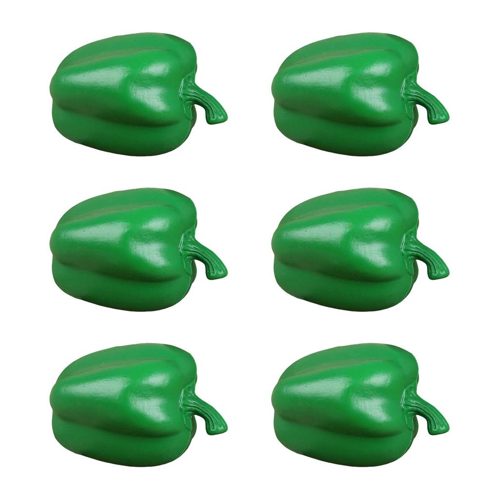 6Pcs Realistic Simulation Vegetable Models Artificial Vegetable Toy Kitchen Vegetable Decoration for Display Photography