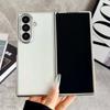 Гальванизированный прозрачный мягкий силиконовый чехол для Samsung Galaxy Z Fold 7 6 5 5G ультратонкий противоударный защитный чехол для Z Fold7