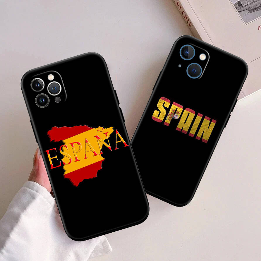Spain Flag Phone Case for Motorola Moto Edge 60 60s 70 G86 G56 G54 E14 G04S G45 G54 G64 X30 X40 X50 S30 S50 Pro Power Tylus