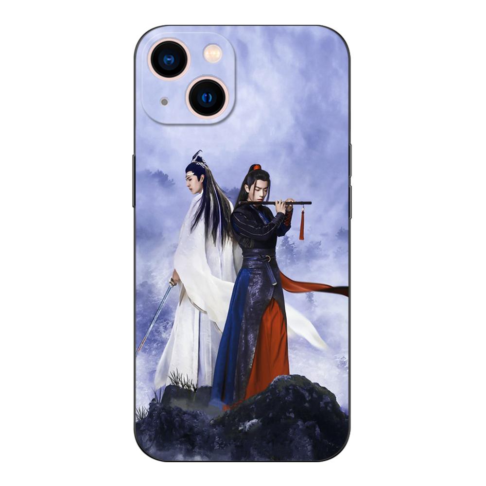 Черный ТПУ чехол для Vivo Y21 Y51A 2021 Y21S Y33S Y51 2020 Y51S Y53s 4G Y72 5G задняя крышка ChenQingLing