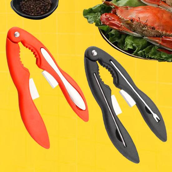 Crab Peeling Tool Efficient Crab Cracker Tool Set Multifunctional Stainless Steel Lobster Cracker for Home Kitchen