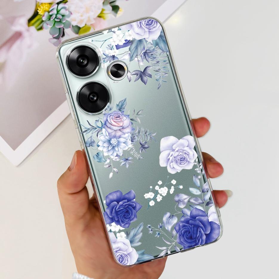 For Xiaomi Poco F6 Case Redmi Turbo3 New Fashion Painted Cover Soft Slim Phone Cases For Xiaomi Redmi Turbo 3 Poco F6 F 6 Bumper