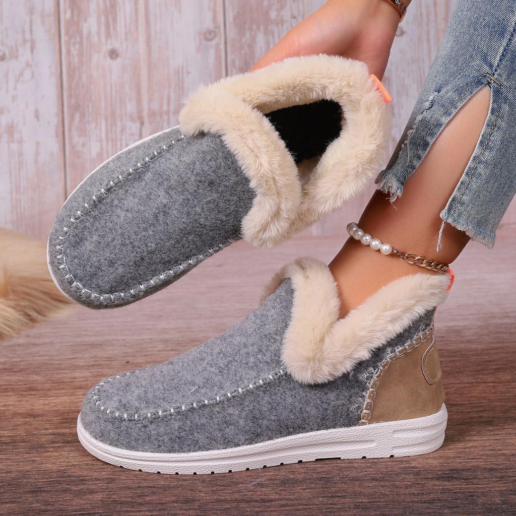 New Winter Warm Snow Boots Ladies Platform Shoes for Women Ankle Boots Luxury Designer Classic Women Fur Boot